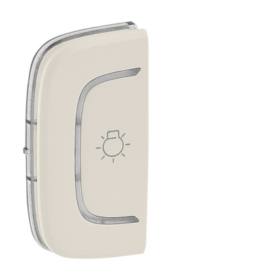 Legrand Valena ALLURE Слоновая кость MyHome Накладка для мех. BUS/SCS.С сим-м "Осв.".1 модуль.Уст. слева 755529 