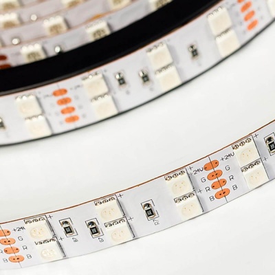 Arlight Светодиодная лента RT 2-5000 24V Green 2x2 (5060, 600 LED, LUX) (28.8 Вт/м, IP20) 