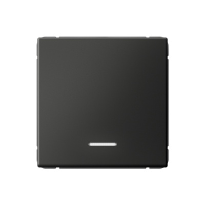 SE ArtGallery Базальт Выключатель 1-клавишный с подсветкой, сх.1а, 10АХ, механизм GAL001413 