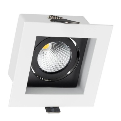 Arlight Светильник CL-KARDAN-S102x102-9W Day (WH-BK, 38 deg) (IP20 Металл, 3 года) 