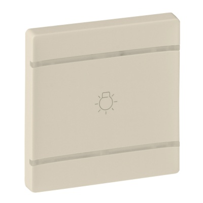 Legrand Valena LIFE Слоновая кость MyHome Накладка для мех. BUS/SCS.С символом "Освещение".2 модуля 755231 