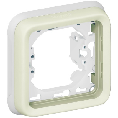 Legrand Plexo Белый Рамка 1-ая с суппортом, для внутреннего монтажа IP55 