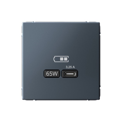 SE ArtGallery Грифель USB Розетка тип-С 65Вт высокоскор.заряд. QC, PD, механизм GAL000727 