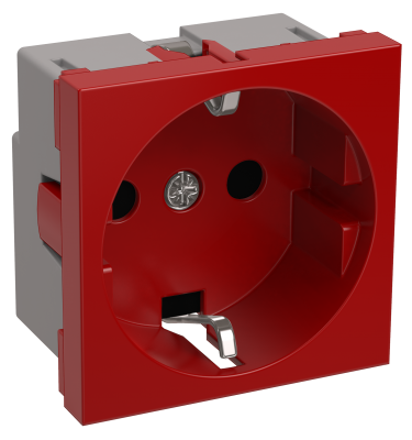 IEK РКС-20-32-П-К Розетка с з/к 2к (на 2 модуля) ПРАЙМЕР красная CKK-40D-RSZK2-K04-K CKK-40D-RSZK2-K04-K