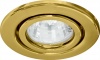 Светильник потолочный 50Вт MR16 12в GU5.3 поворотный золото (DL11/DL3202)