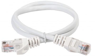 IEK ITK Коммутационный шнур кат. 6 UTP LSZH 2м белый PC08-C6UL-2M 