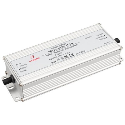 Arlight Блок питания ARPV-LG48150-PFC-A (48V, 3.15A, 150W) (IP67 Металл, 5 лет) 