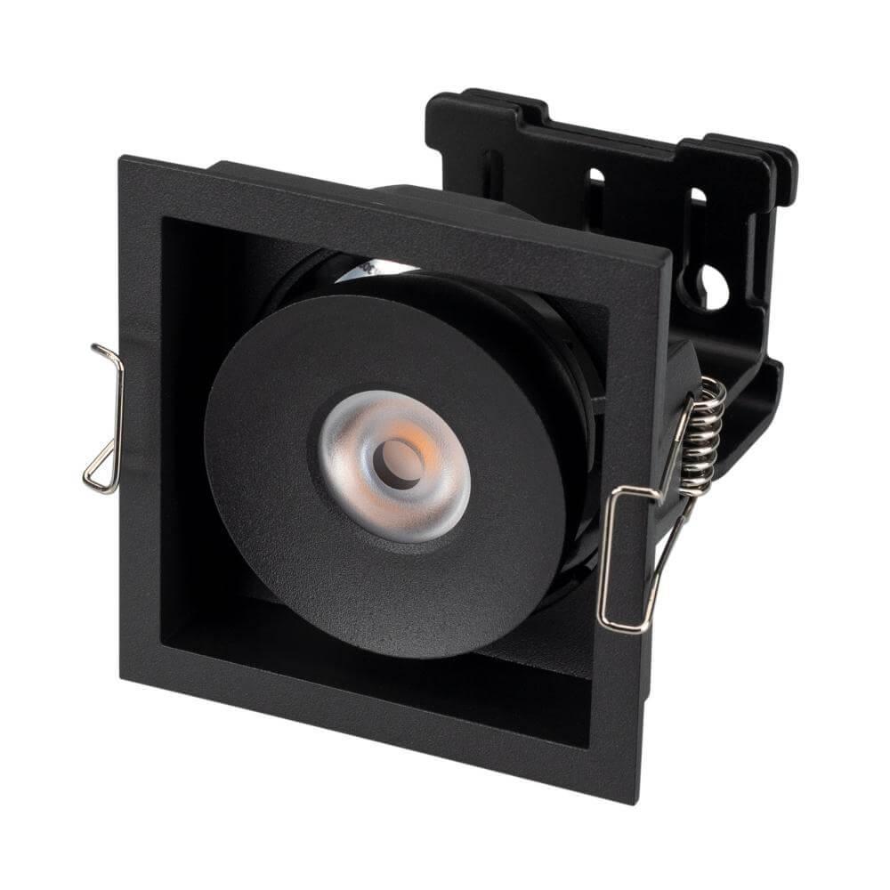 Arlight Светильник CL-SIMPLE-S80x80-9W Warm3000 (BK, 45 deg) (IP20 Металл, 3 года)