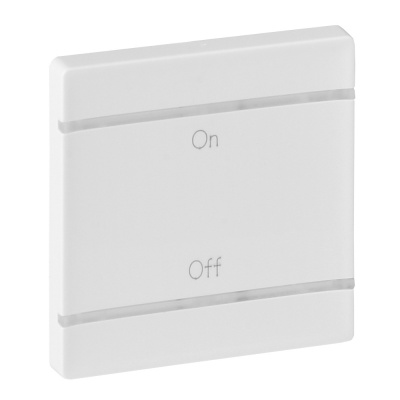 Legrand Valena LIFE Белый MyHome Накладка для мех. BUS/SCS.С символом "On-Off".2 модуля 755170 