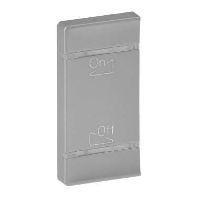 Legrand Valena LIFE Алюминий MyHome Накладка мех. BUS/SCS.С сим-м "Осв.-звук".1 модуль.Установка слева 755323 