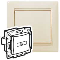 Legrand Valena Крем Выключатель карточный с таймером 
