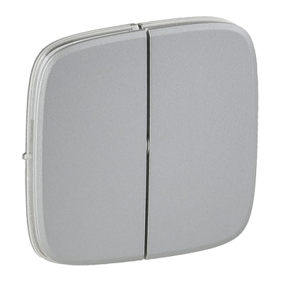 Legrand Valena ALLURE Алюминий Клавиша 2-ая 755027 