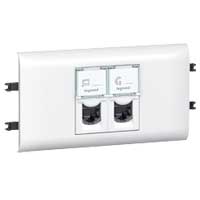 Legrand LCS Р.DLP Кр.65 2XRJ45 Кат.6 FTP 078693