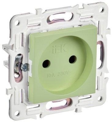 SKANDY Мятный Розетка без заземления 10А SK-R02G SK-R10-10-K06 IEK 