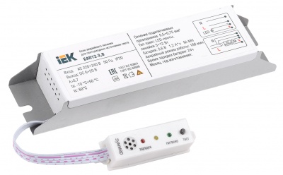 IEK Блок аварийного питания БАП12-3,0 для LED LLVPOD-EPK-12-3H 
