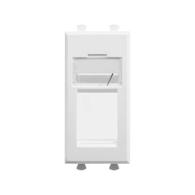 DKC Адаптер для Keystone, "Avanti", "Белое облако", 1 модуль 