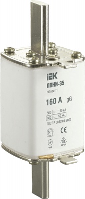 IEK Плавкая вставка предохранителя ППНИ-35, габарит 1, 160А 