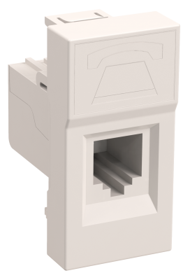 IEK Розетка информационная RJ-45 UTP кат.5e, 1 модуль. РКИ-10-00-П CKK-40D-RI1-K01 CKK-40D-RI1-K01