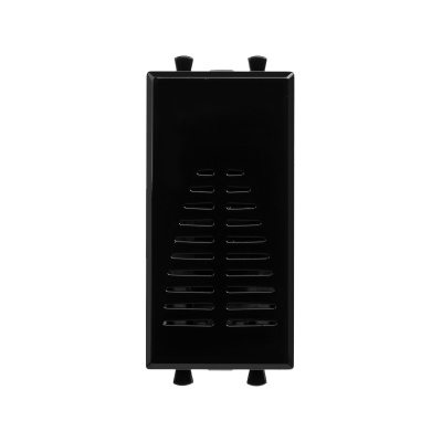 DKC Звонок модульный, "Avanti", "Черный квадрат", 1 модуль 