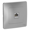 BLANCA ВСТРОЕННАЯ розетка компьютерная RJ45, кат.5E, АЛЮМИНИЙ BLNIS045003 