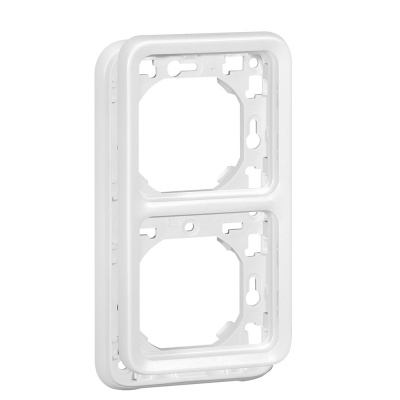 Legrand Plexo Arctic Антибактериальный Рамка 2-ая с суппортом,внутреннего монтажа,вертикальная 