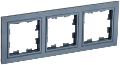 IEK BRITE BASE Маренго Рамка 3-постовая РУ-3-БрМ (BR-M32-K35) 