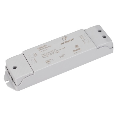 Arlight Диммер SMART-D32-DIM (12-36V, 12A, 0/1-10V) (IP20 Пластик, 5 лет) 