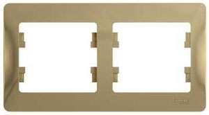 GLOSSA Титан Рамка 2-ая, горизонтальная GSL000402 