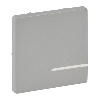 Legrand Valena LIFE Алюминий MyHome Play Zigbee.Накладкадля радиопр. выкл. 1-канального с нейтралью 754702 