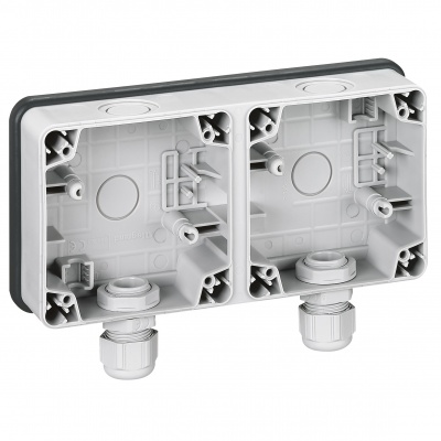 Legrand Plexo Коробка 2 постовая горизонтальная IP66 