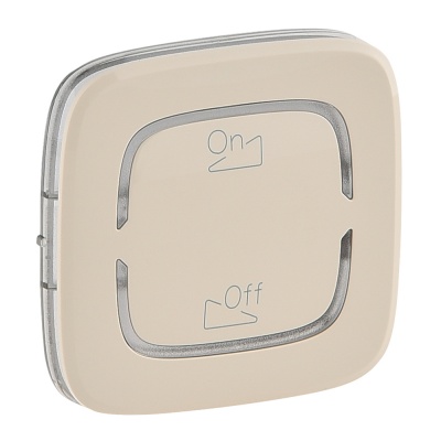 Legrand Valena ALLURE Слоновая кость MyHome Накладка для мех. BUS/SCS.С сим-м "Светор-р On-Off".2 модуля 755424 