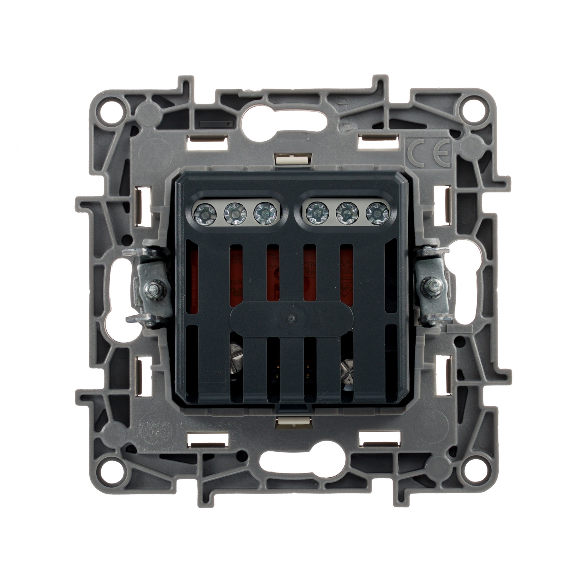 Legrand ETIKA Термостат с внешним датчиком для тёплых полов антрацит 672630 