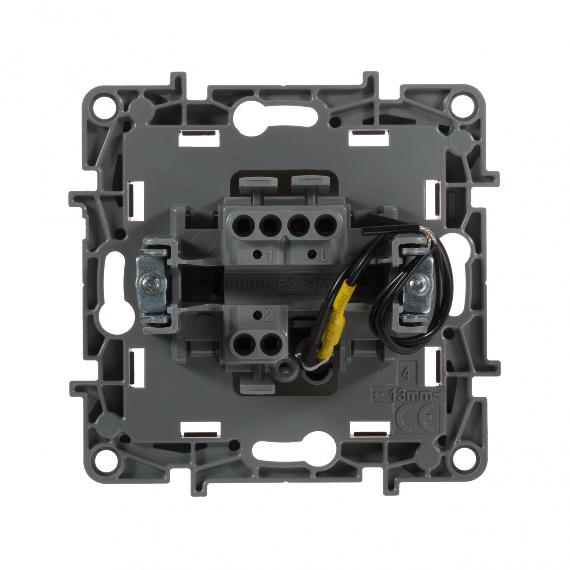 Legrand ETIKA Переключатель одноклавишный с подсветкой слоновая кость на зажимах 10A 672315 