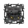 Legrand ETIKA Выключатель двухклавишный с подсветкой белый на винтах 10А 672204 