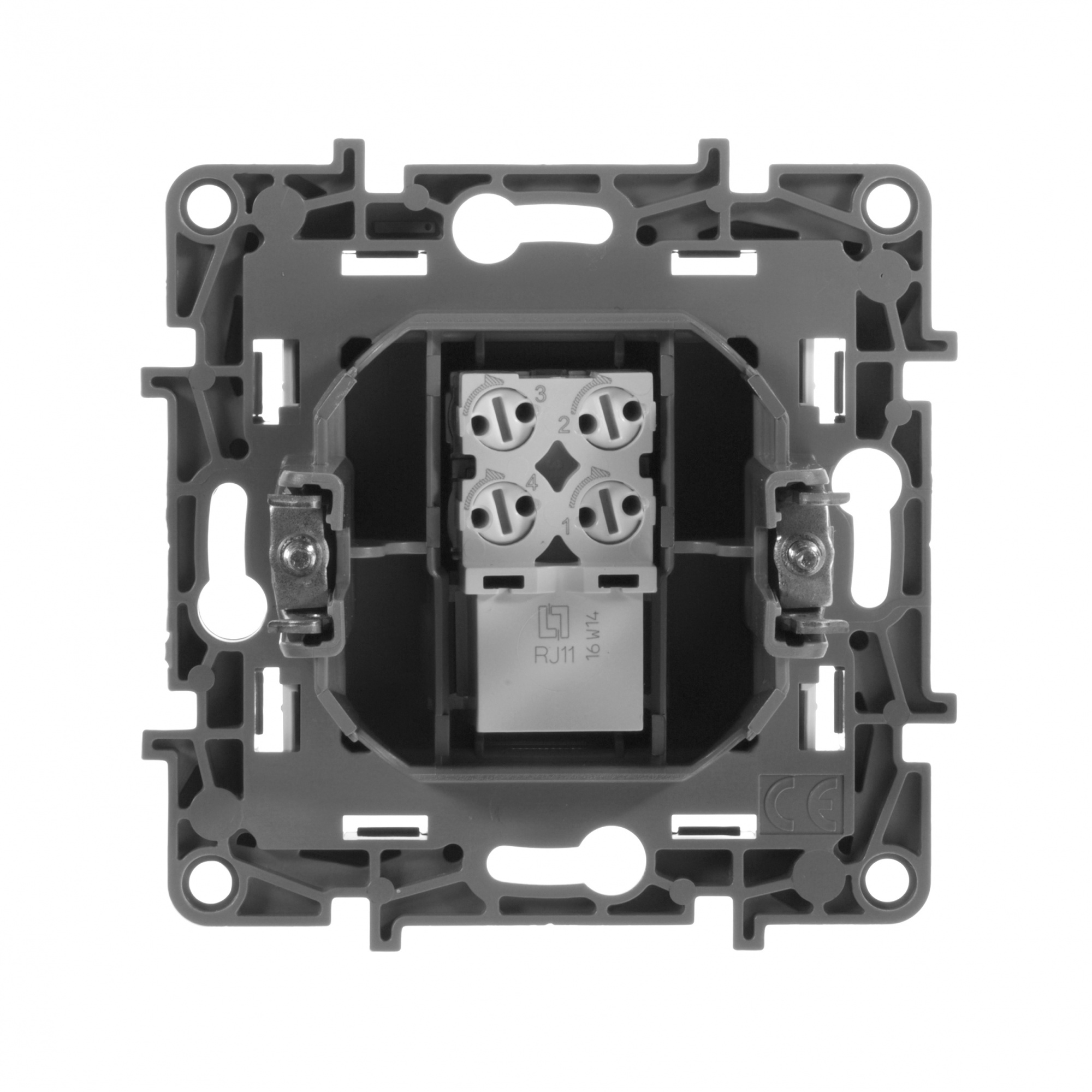 Legrand ETIKA Розетка телефонная RJ11 белая 672240 