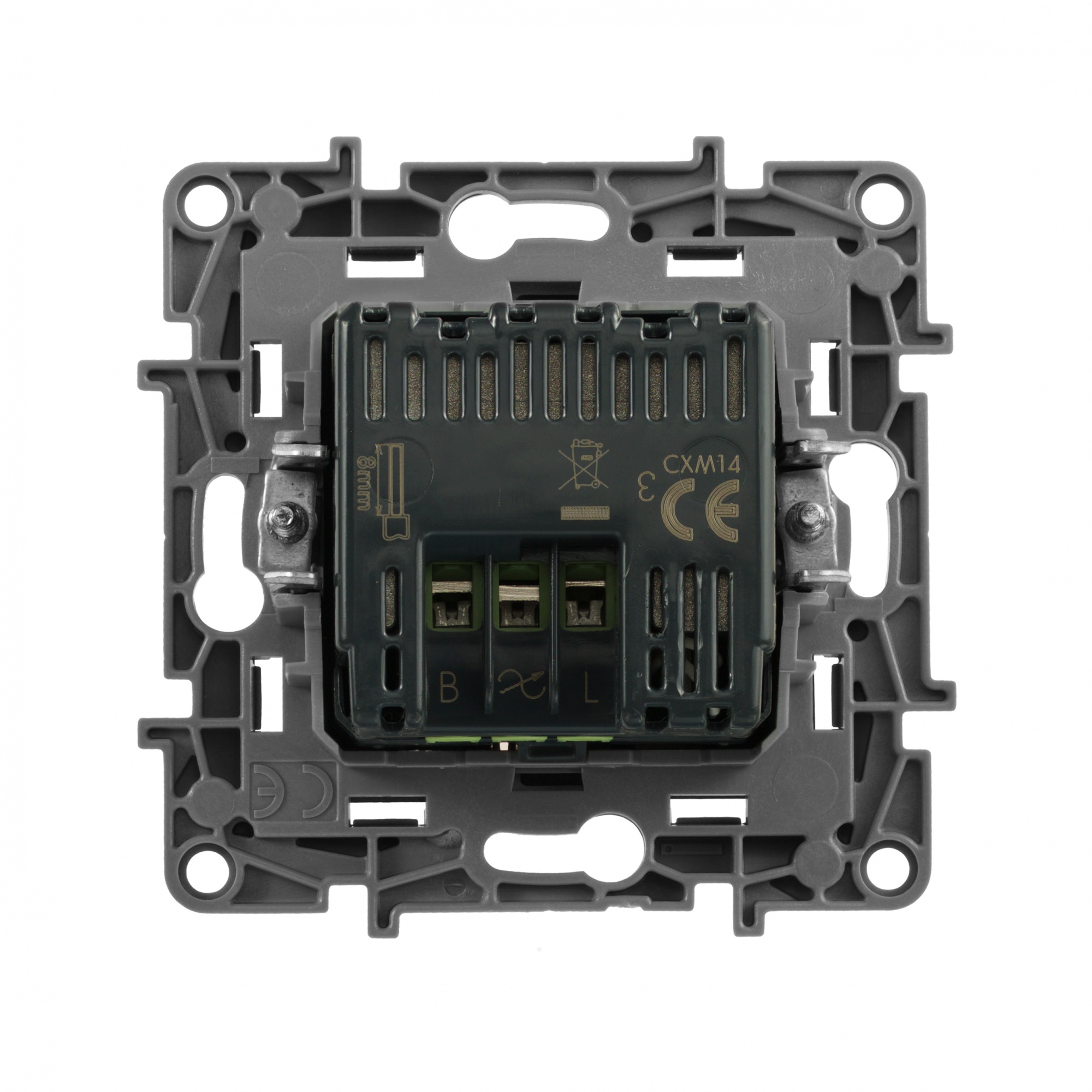 Legrand ETIKA Диммер нажимной 400Вт антрацит 672618 