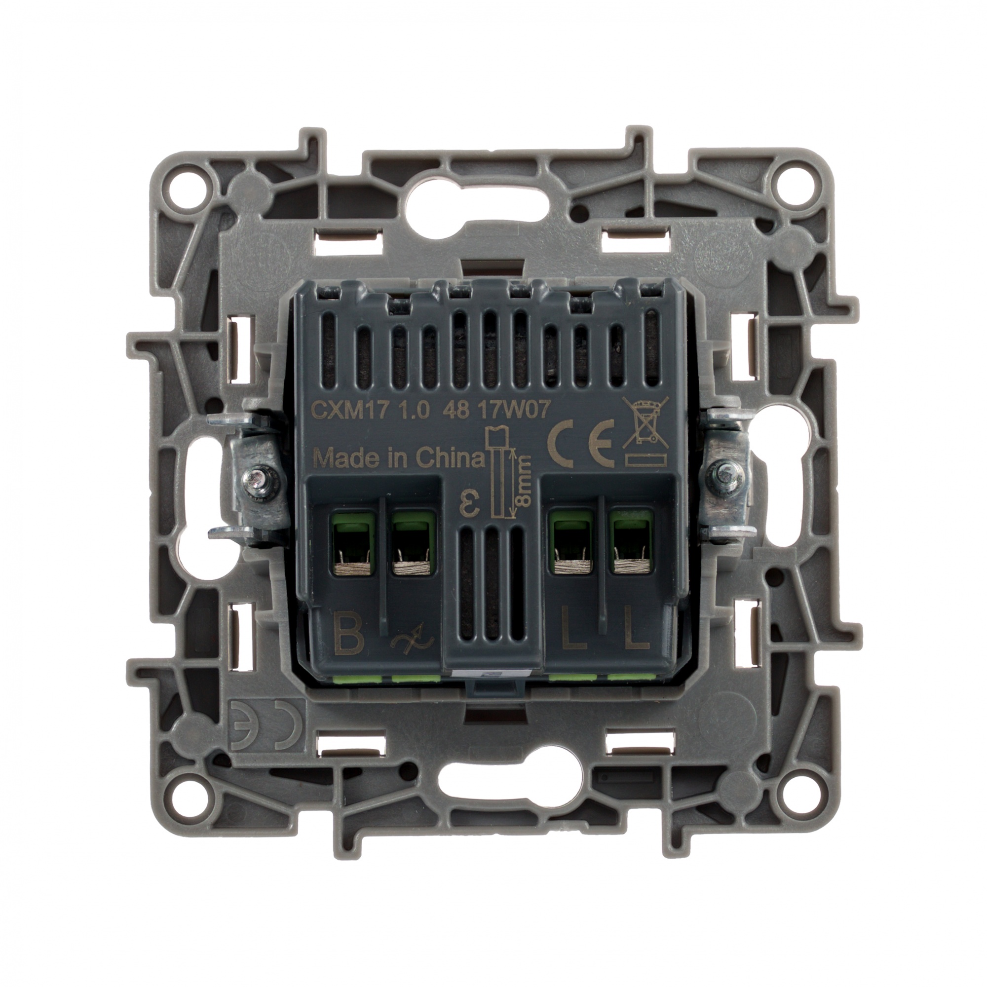 Legrand ETIKA Диммер Светорегулятор с поворотной ручкой без нейтрали 300Вт белый 672219 