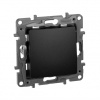Legrand ETIKA Выключатель одноклавишный антрацит на зажимах 10A 672601 