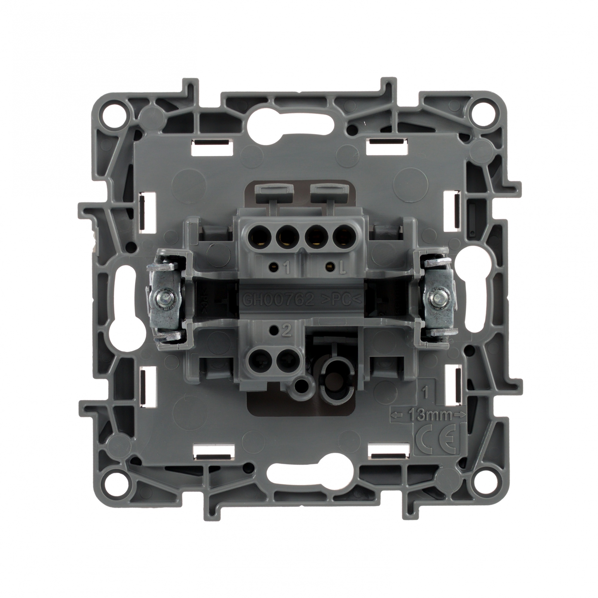 Legrand ETIKA Выключатель одноклавишный белый на винтах 10А 672201 