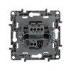 Legrand ETIKA Переключатель одноклавишный слоновая кость на винтах 10A 672305 