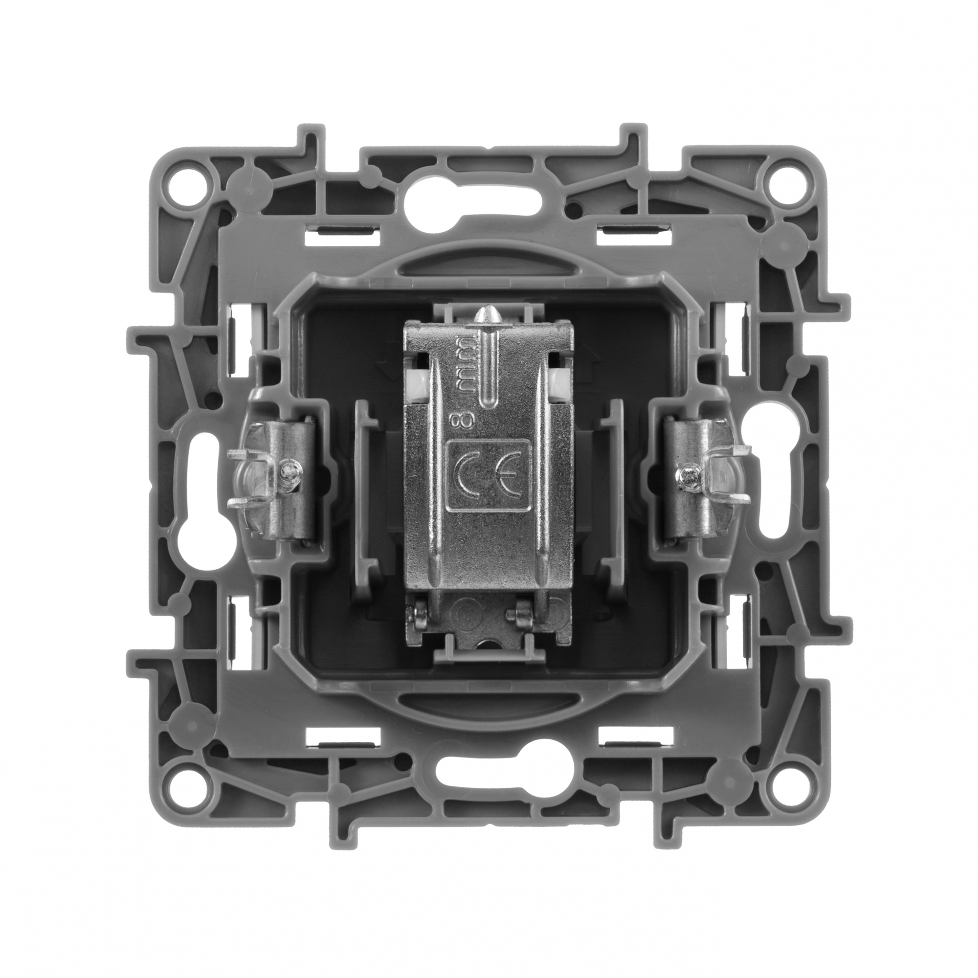 Legrand ETIKA Розетка телевизионная TV Звезда алюминий 672451 