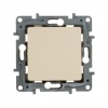 Legrand ETIKA Выключатель одноклавишный слоновая кость на винтах 10А 672301 