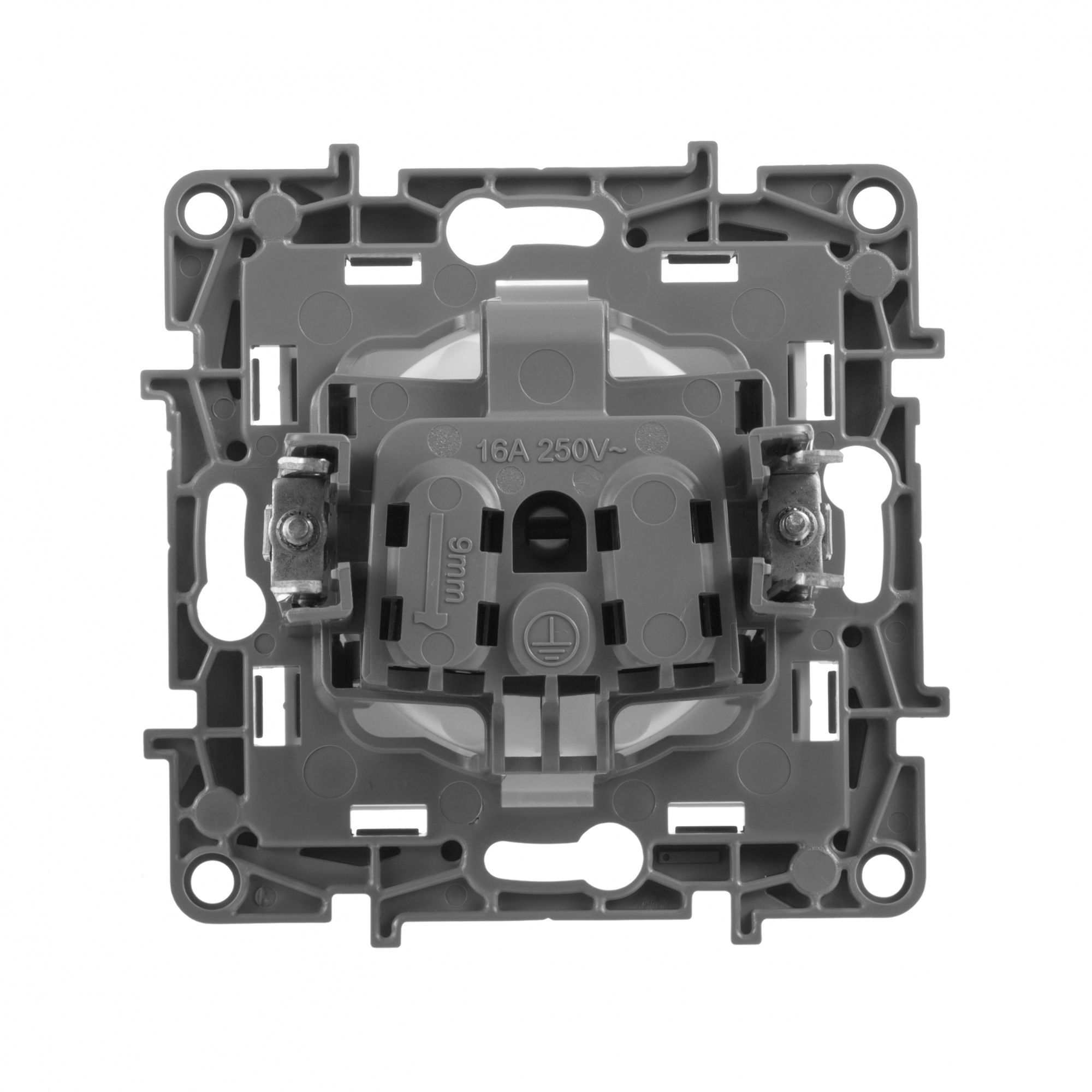 Legrand ETIKA Розетка без заземления белая 672220 