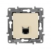Legrand ETIKA Розетка компьютерная RJ45 категория 5 UTP слоновая кость 672341 
