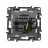 Legrand ETIKA Переключатель одноклавишный с подсветкой алюминий на зажимах 10A 672415 