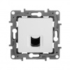 Legrand ETIKA Розетка компьютерная RJ45 категория 6 UTP белая 672253 