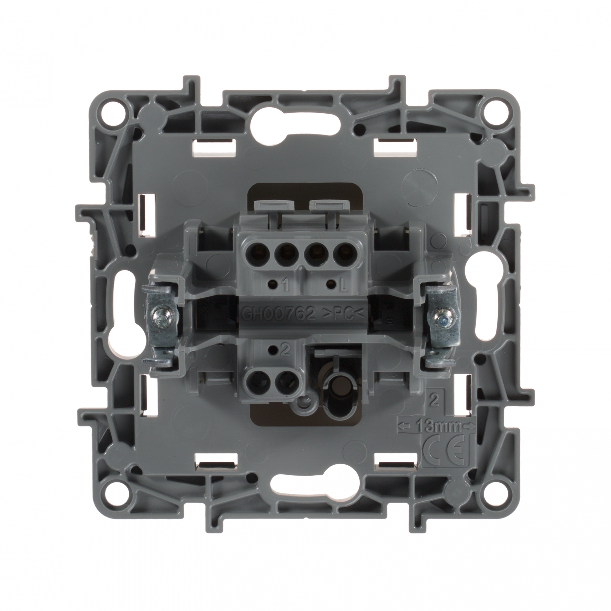 Legrand ETIKA Выключатель одноклавишный слоновая кость на винтах 10А 672301 