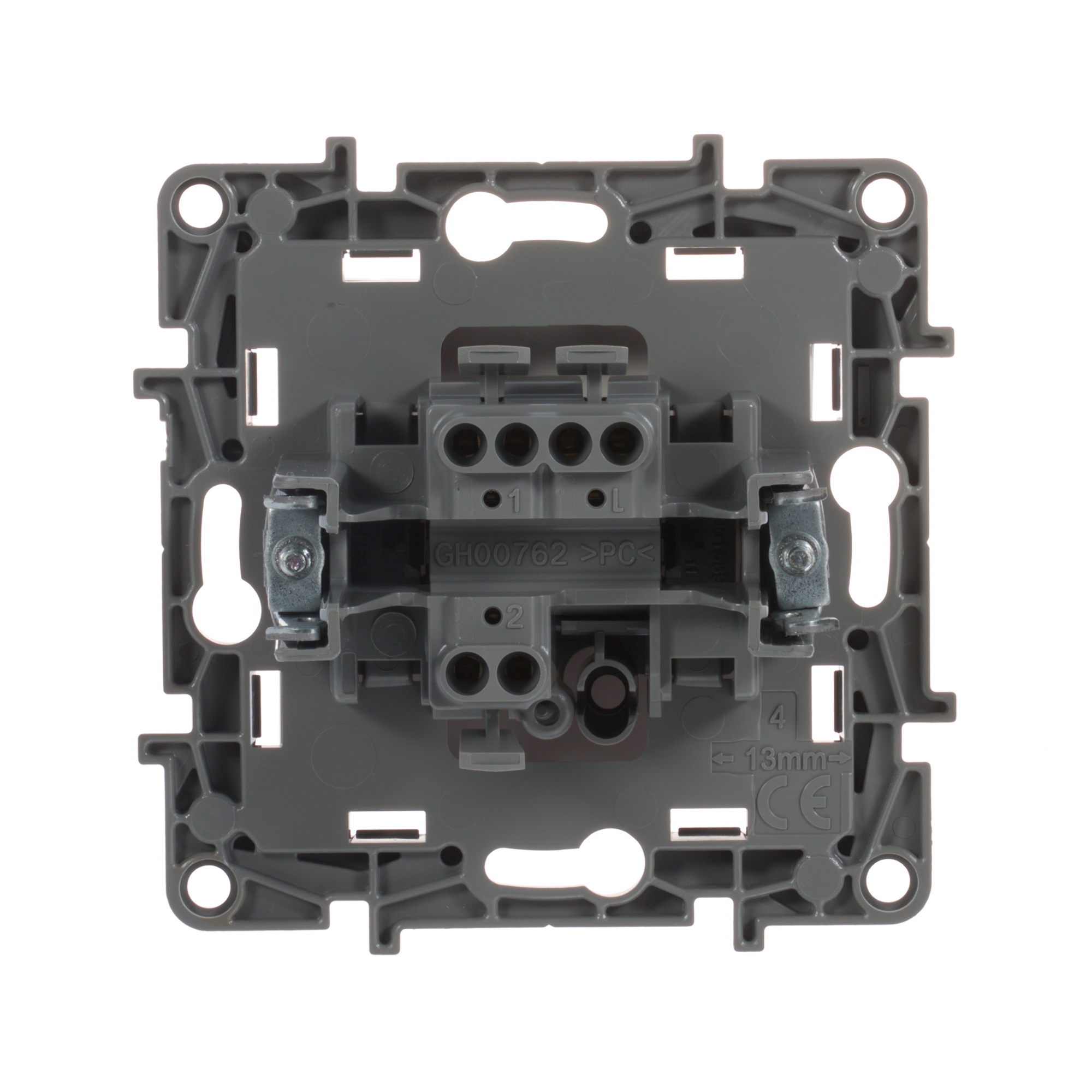 Legrand ETIKA Переключатель одноклавишный белый на винтах 10A 672205 