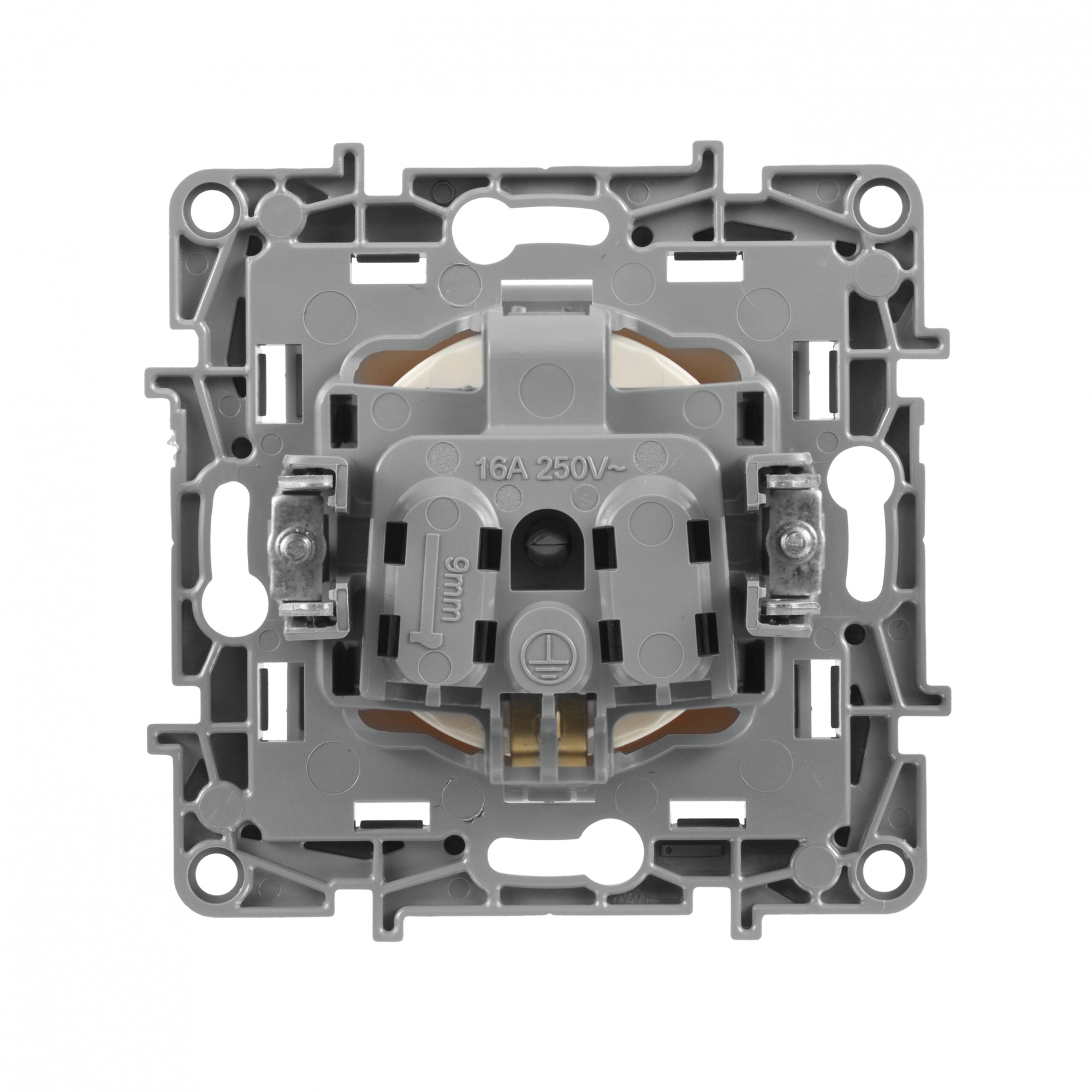 Legrand ETIKA Розетка с заземлением слоновая кость 672321 