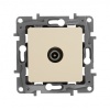 Legrand ETIKA Розетка телевизионная TV оконечная слоновая кость 672365 